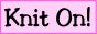 Knit On! logo