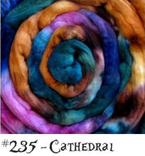 Load image into Gallery viewer, Hand Dyed BFL Top Roving 8 oz. Braid (Frabjous Fibers)
