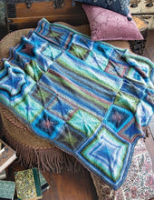 Load image into Gallery viewer, Perfectly Square Throw in Taiyo (Noro)