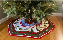 Load image into Gallery viewer, Reindeer Games Christmas Tree Skirt Kit (Berroco)