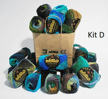 Load image into Gallery viewer, Heart Blanket in Kureyon (Noro)