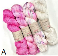 Load image into Gallery viewer, Botanique Shawl Kit (Casapinka and Emma's Yarn)