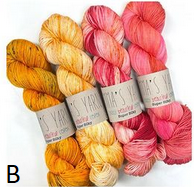 Load image into Gallery viewer, Botanique Shawl Kit (Casapinka and Emma's Yarn)