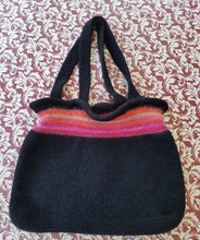 Load image into Gallery viewer, Banded Felted Bag Kit (Knit On!)