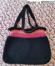 Load image into Gallery viewer, Banded Felted Bag Kit (Knit On!)