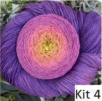 Cascading Colors Shawl Kit (Wonderland Yarns)