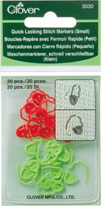 Quick Locking Stitch Markers - Small (Clover)