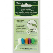 Load image into Gallery viewer, Coil Knitting Needle Holders (Small) (Clover)
