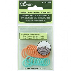 Jumbo Stitch Ring Markers (Clover)