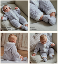 Load image into Gallery viewer, Hooded Onesie and Booties 5259 (Sirdar)

