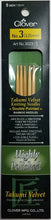 Load image into Gallery viewer, Takumi Velvet Bamboo Double Pointed Needles DPNs - 5&quot; &amp; 7&quot; (Clover)
