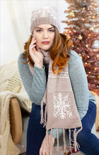 Load image into Gallery viewer, Chai Latte Hat and Scarf Kit (Universal Yarn)
