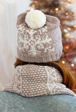 Load image into Gallery viewer, Chai Latte Hat and Scarf Kit (Universal Yarn)
