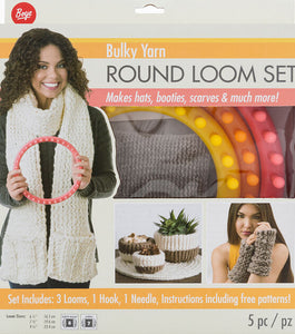 Bulky Yarn Round Loom Set (Boye)