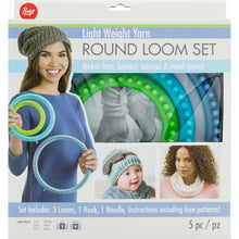 Load image into Gallery viewer, Light Weight Yarn Round Loom Set (Boye)
