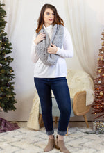 Load image into Gallery viewer, Falling Snow Cowl (Universal Yarn)
