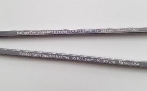 Square 10" Single Point Needles (Kollage)
