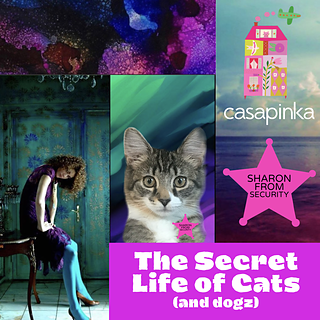 The Secret Life of Cats (and dogz) Pattern (Casapinka)