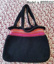 Load image into Gallery viewer, Banded Felted Bag Kit (Knit On!)
