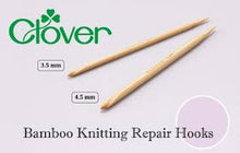 Load image into Gallery viewer, Bamboo Knitting Repair Hooks (Clover)
